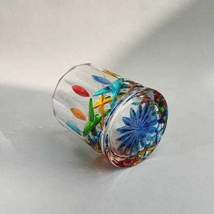 Hand-painted Murano glass Bowlift
