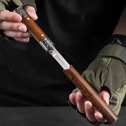 Handcrafted Japanese-Style Wooden Handle Utility Knife | Bowlift