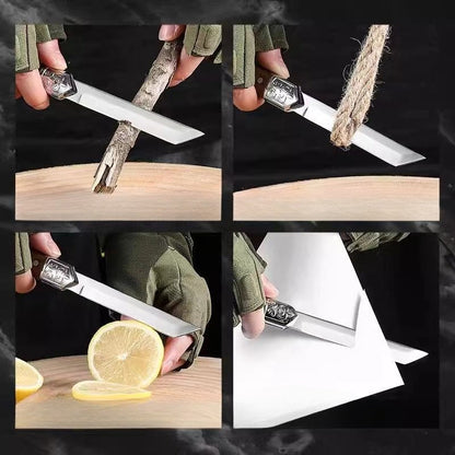 Handcrafted Japanese-Style Wooden Handle Utility Knife | Bowlift