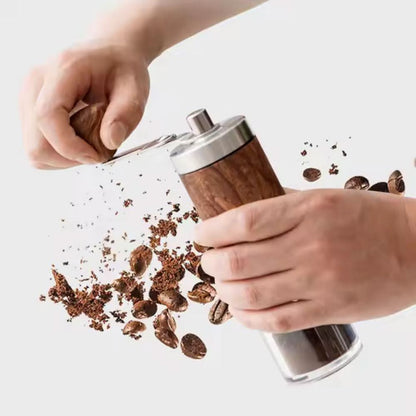 Skanto | Portable Wooden Coffee Grinder for Coffee and Spices
