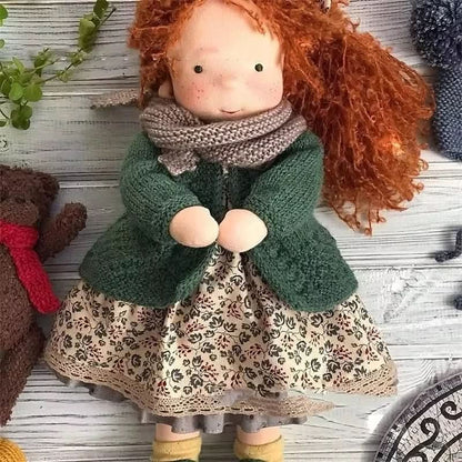 BowLift | Handmade cotton Waldorf doll with accessories