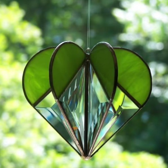 Skanto | Handmade Heart Acrylic Sun Catcher Decoration