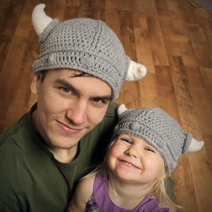 Handmade Knitted Viking Hat | Kalsten