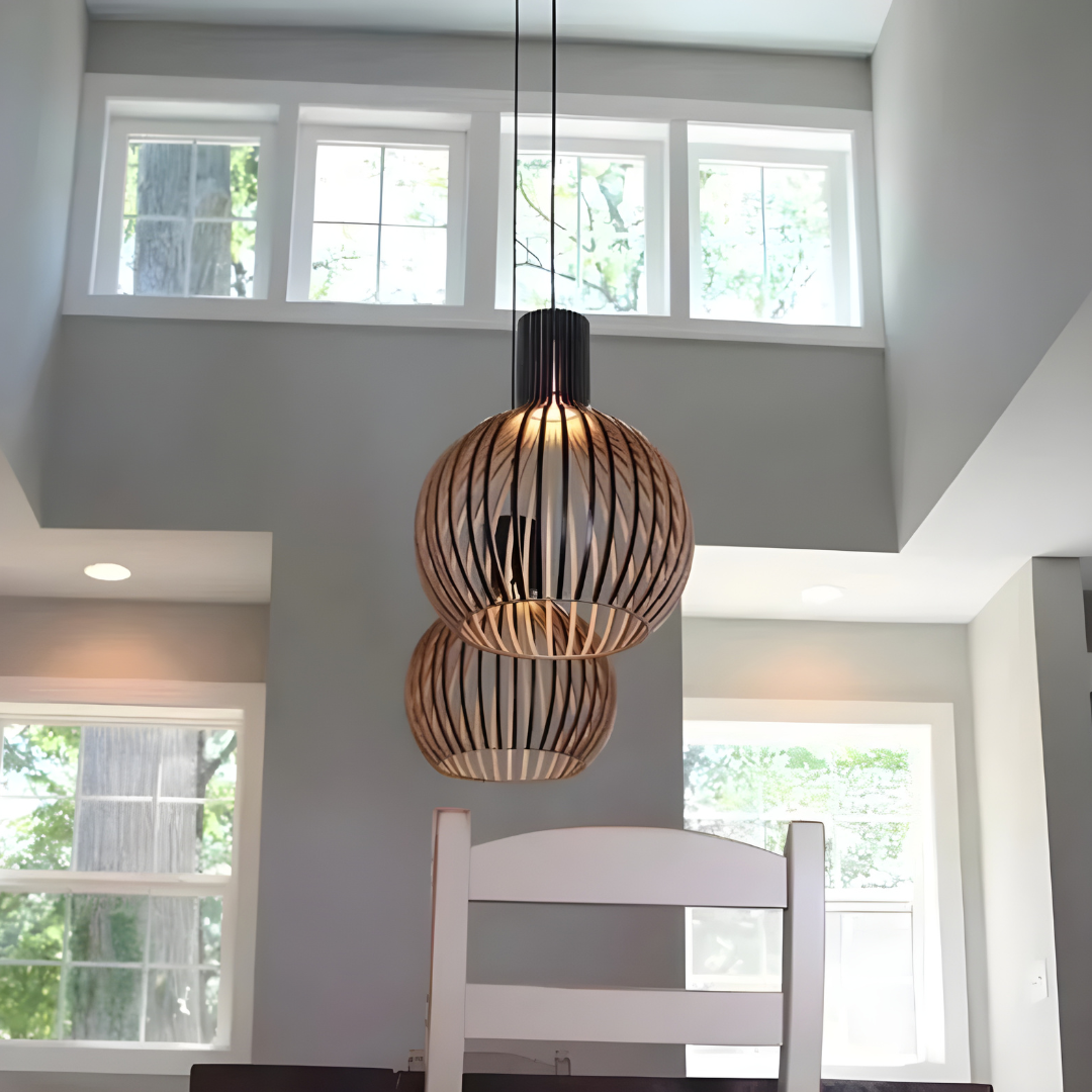 Skanto | stylish bamboo chandelier for modern interiors