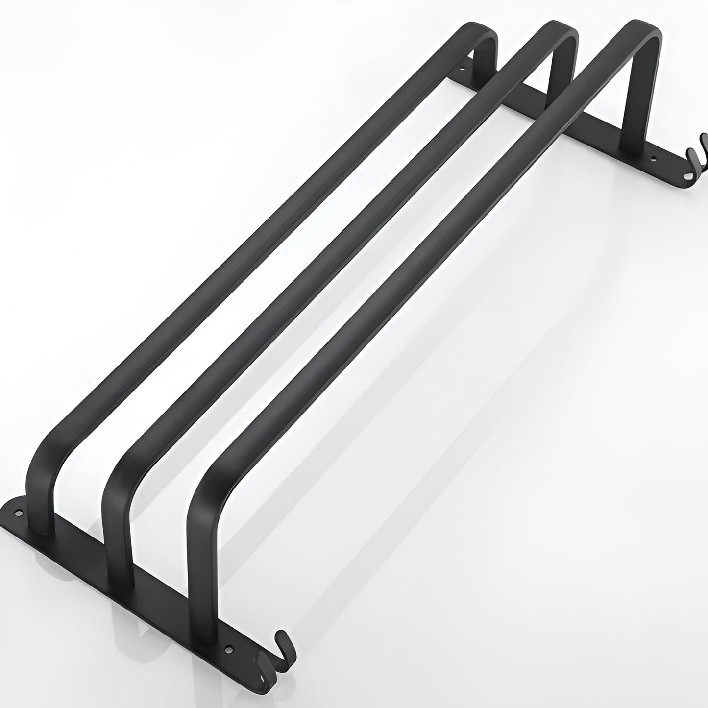 HangEase 3-tier wall-mounted towel rack – Aluminium space-saving design