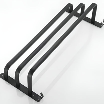 HangEase 3-tier wall-mounted towel rack – Aluminium space-saving design