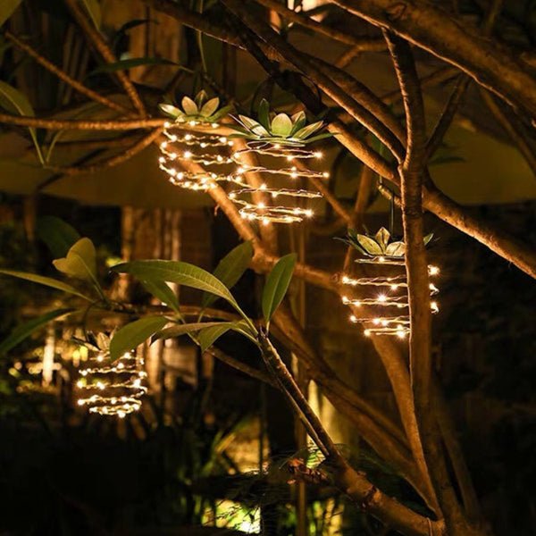 BowLift | Pineapple-Shaped Solar Lamp - SolarPine
