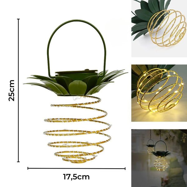 BowLift | Pineapple-Shaped Solar Lamp - SolarPine