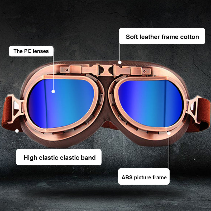 Skanto | Vintage Steampunk Motorcycle Goggles