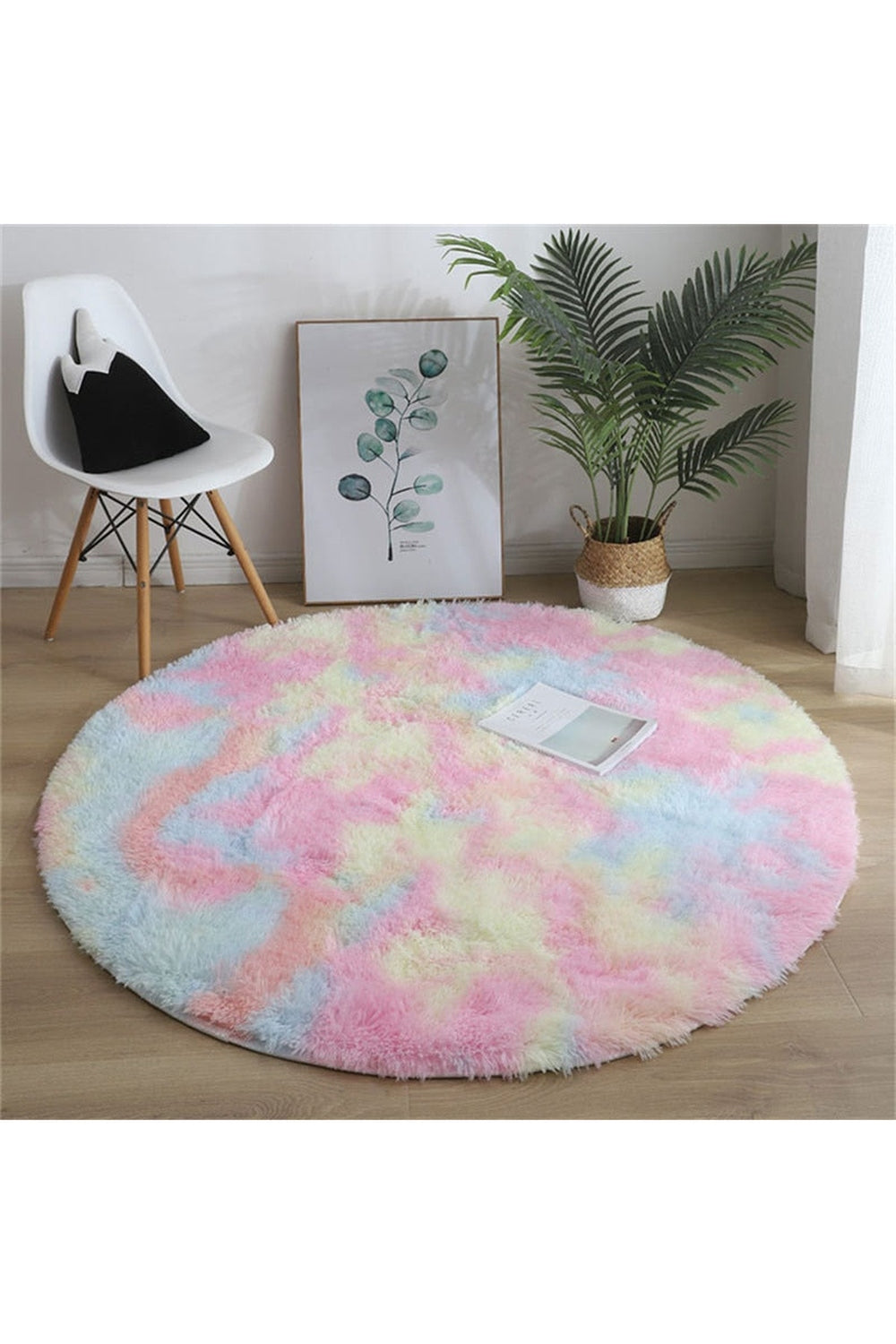 Fluffy Round Rug | Bowlift