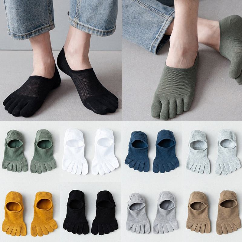 BowLift | Breathable Cotton Toe Socks