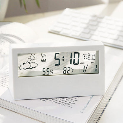 Transparent Crystal Vision Multifunctional Desktop Clock | Karnz