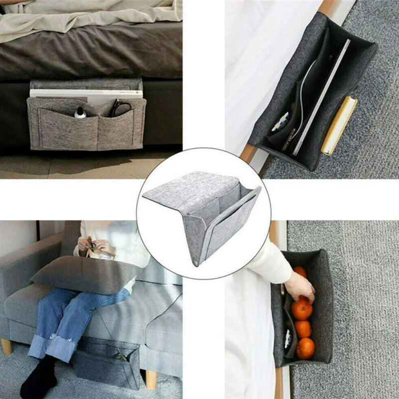Storage bag for the bed