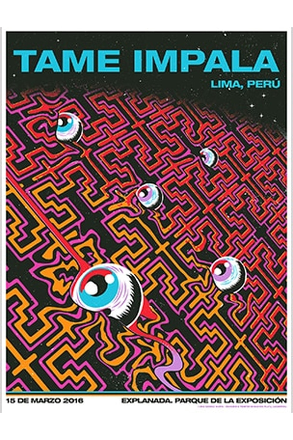 Impala Psychedelic Poster | Bowlift