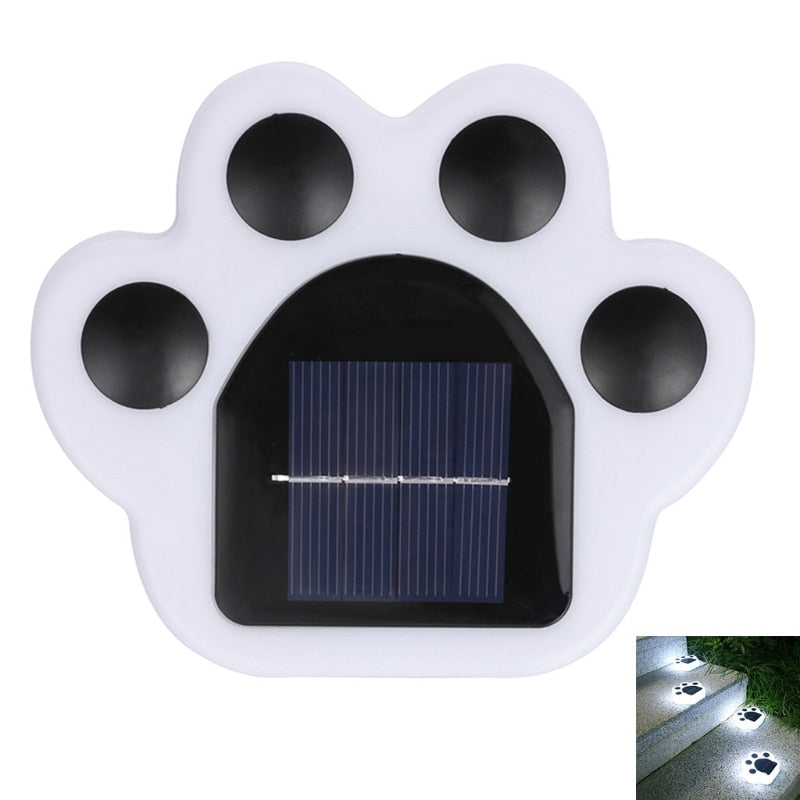 Brehn | Cat Paws Solar-Powered Outdoor Floor Lamps