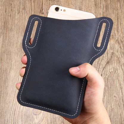 BowLift | Retro Leather Waist Phone Holder