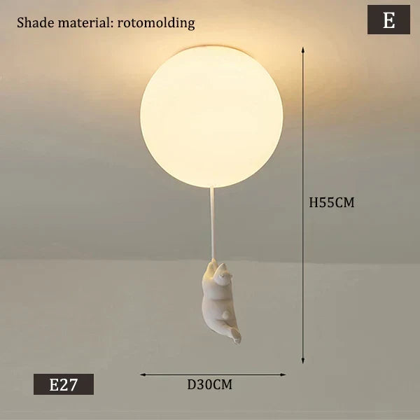 Skanto | Hanging Bear Balloons Lamp