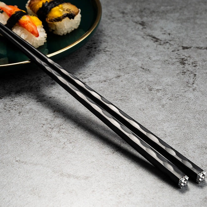 DineLux – Luxurious Chopstick Set with sophisticated designs (5 pairs)