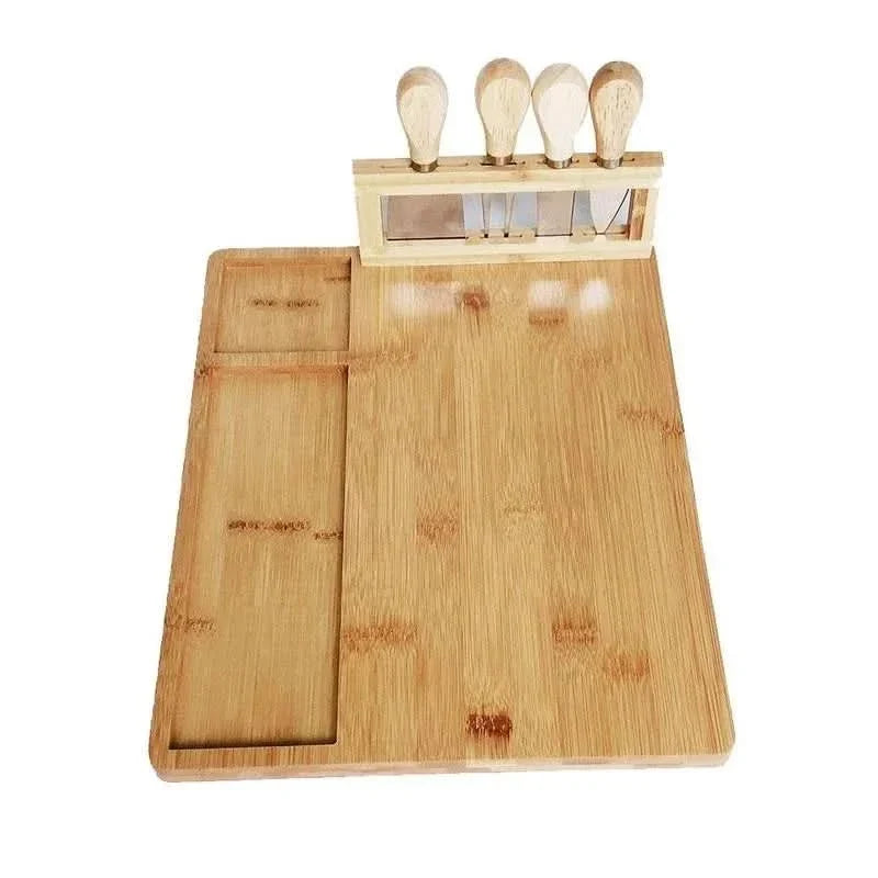 Skanto | CheeseLux – Premium Bamboo Cheese Board Set