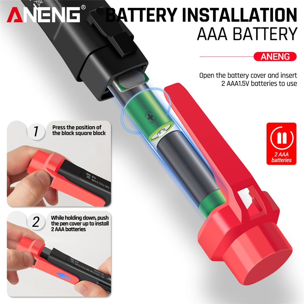 Digital AC DC Voltage Detectors Tester Pen