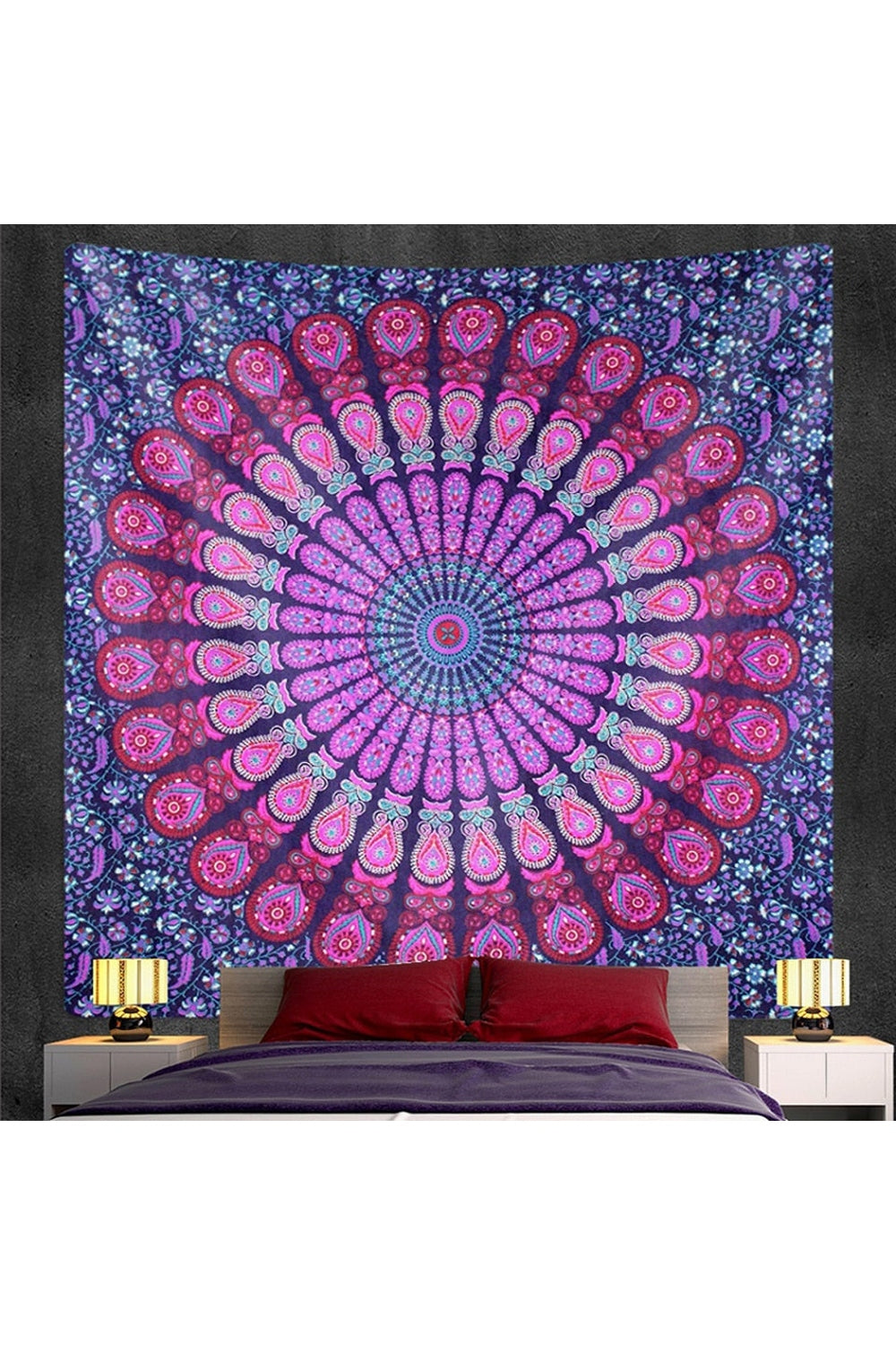 Trippy Mandala Wall Tapestry | Bowlift