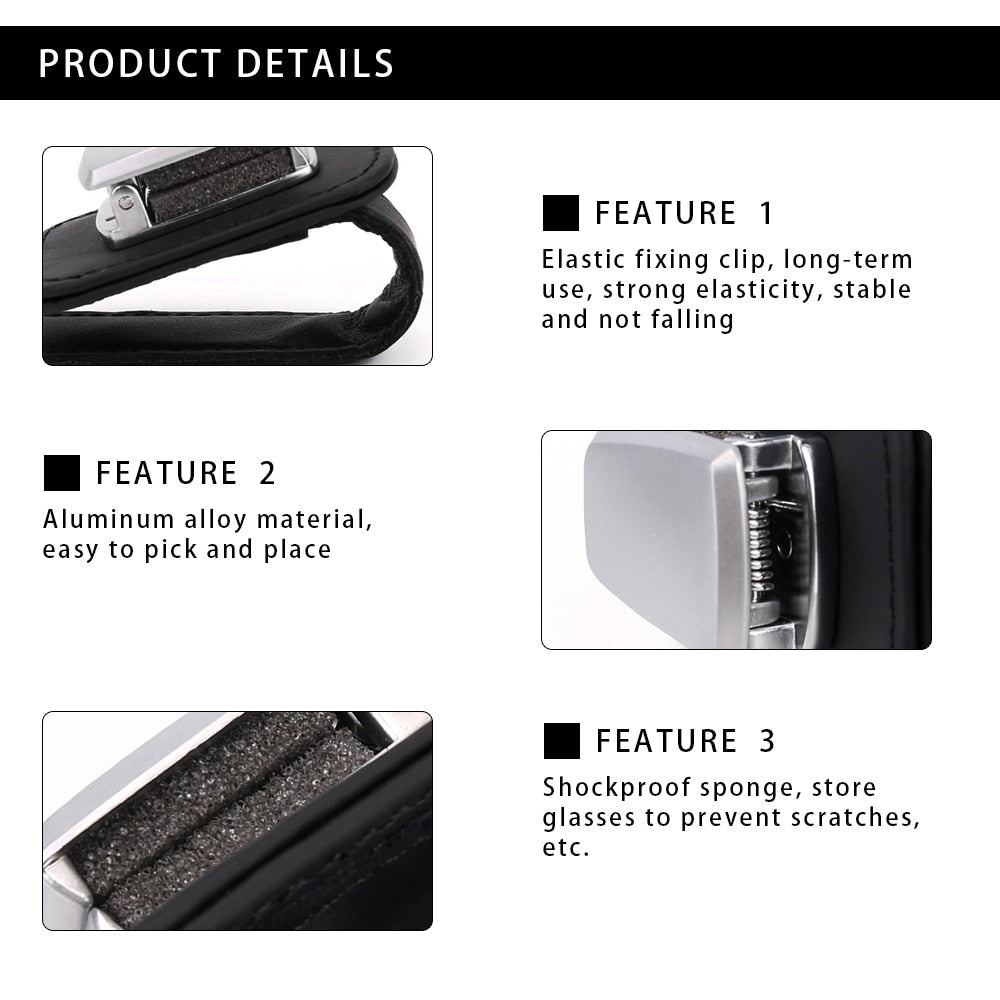 Car Organizer Sunglasses Holder Clip