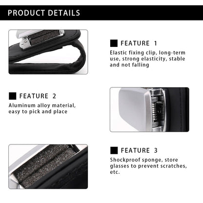 Car Organizer Sunglasses Holder Clip