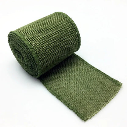 Skanto | 3M Rustic Jute Ribbon – 60mm Wide Gift Ribbon for DIY, Christmas & Weddings