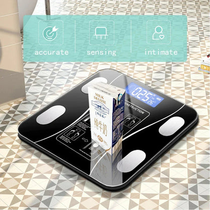 Skanto | Smart Bluetooth Body Composition Scale: Wireless Digital Bathroom Scale Analyzer with Smartphone App
