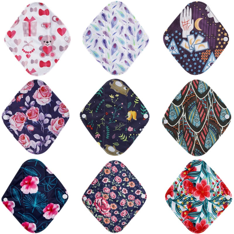 Skanto | 10 Pack Reusable Pads - Organic Menstrual Reusable Pads