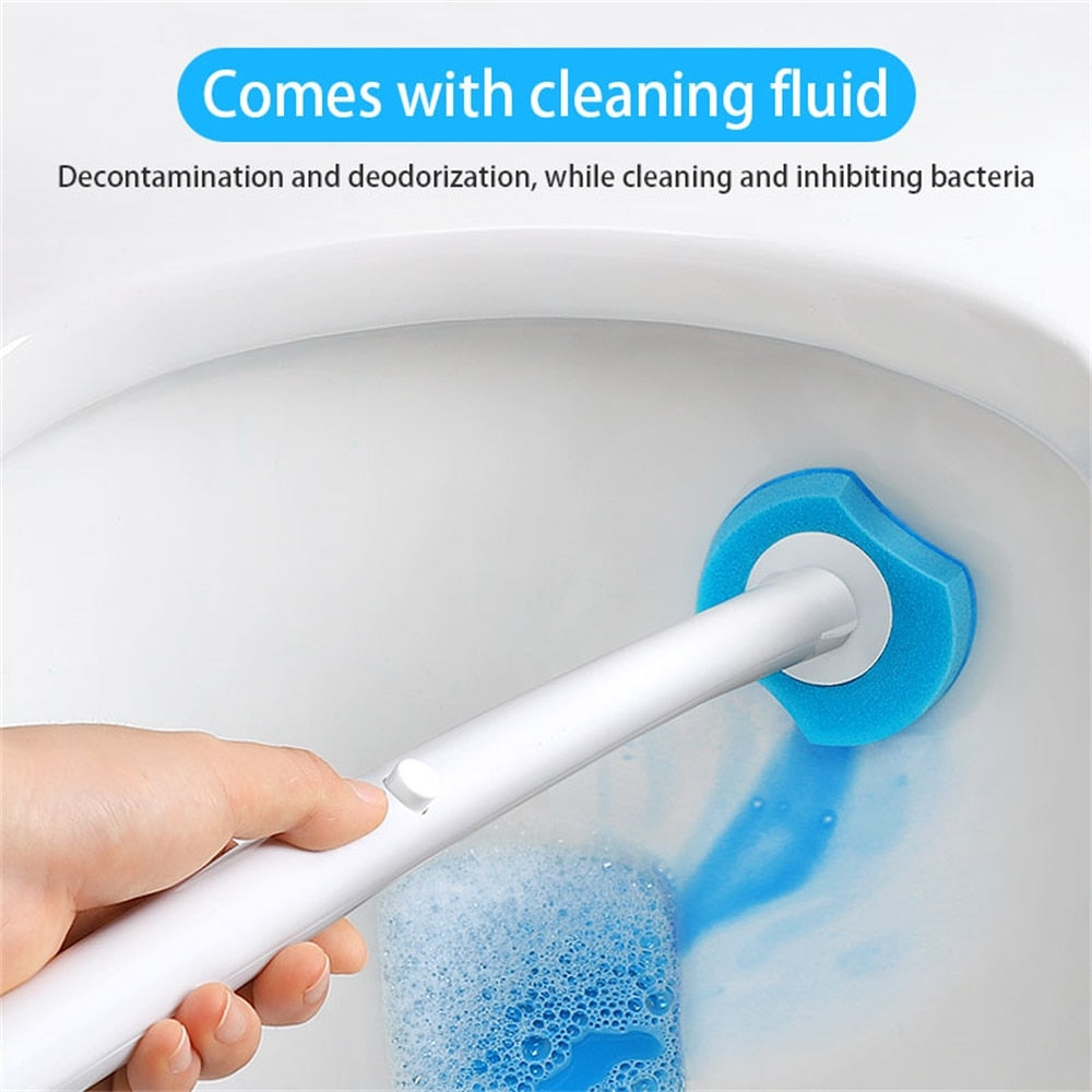 BowLift | Long Handle Disposable Toilet Brush Set