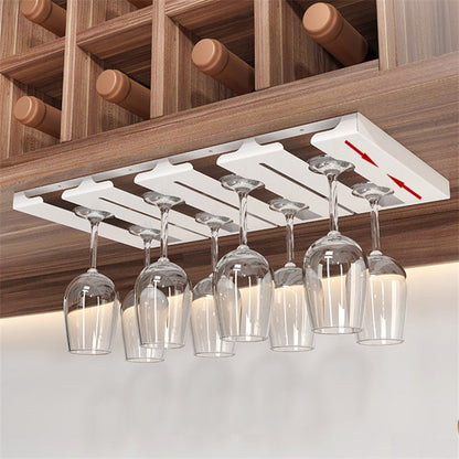 Skanto | Under Cabinet Glass Organizer Rack