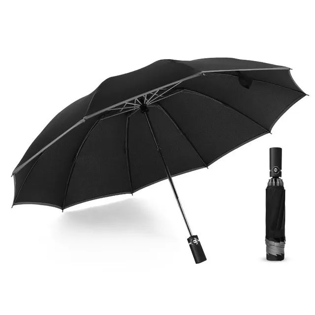 Skanto | Stay Dry and Stylish with Our Inverted Umbrella – Windproof, Foldable, and Reflective!