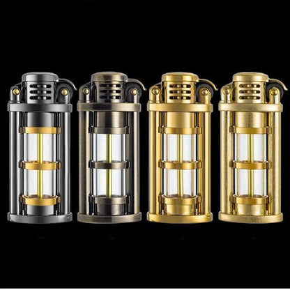 Transparent Windproof Metal Kerosene Flame Fusion Lighter | Kalsten