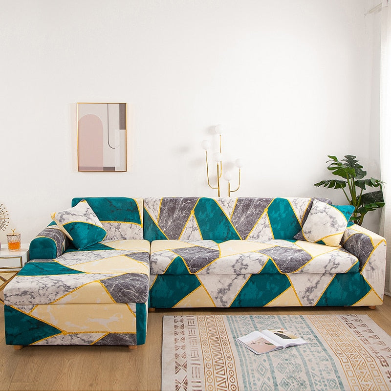 Modern non-slip colorful elastic sofa cover | Brehn