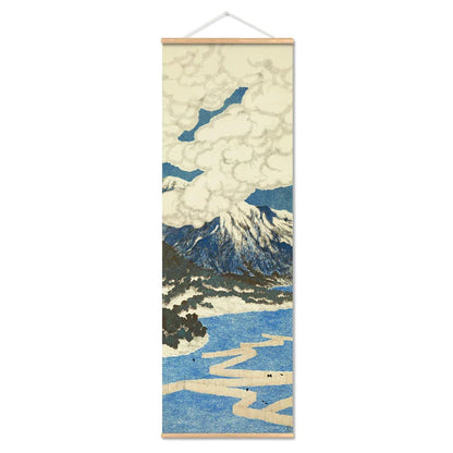 Skanto | Japanese Ou-Mi Ukiyoe Scroll Poster Landscape Wall Art Pictures Living Room Vintage Painting Country House Decor