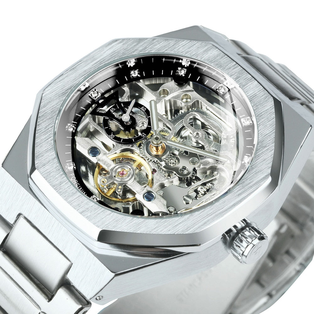 Skanto | Royale Skeleton Mechanical Men's Watch