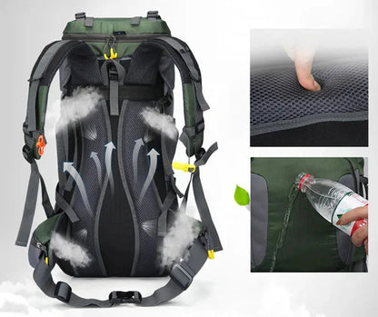Skanto | 60L Waterproof Backpack – Ultimate Outdoor Backpack for All Adventures