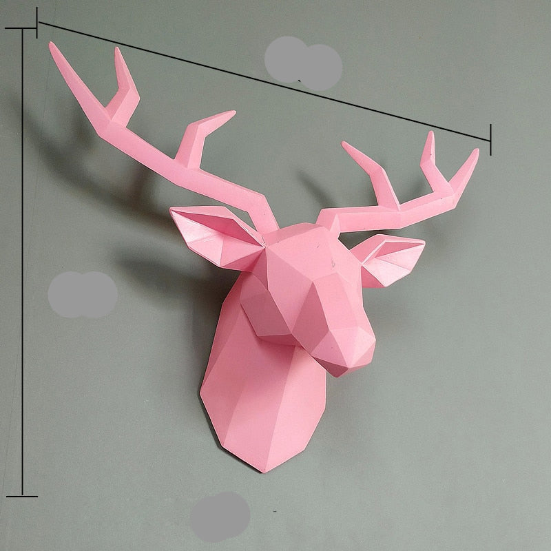3D deer figure in a modern design and unique shape