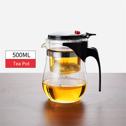 BowLift | TeaTime Heat Resistant Glass Teapot