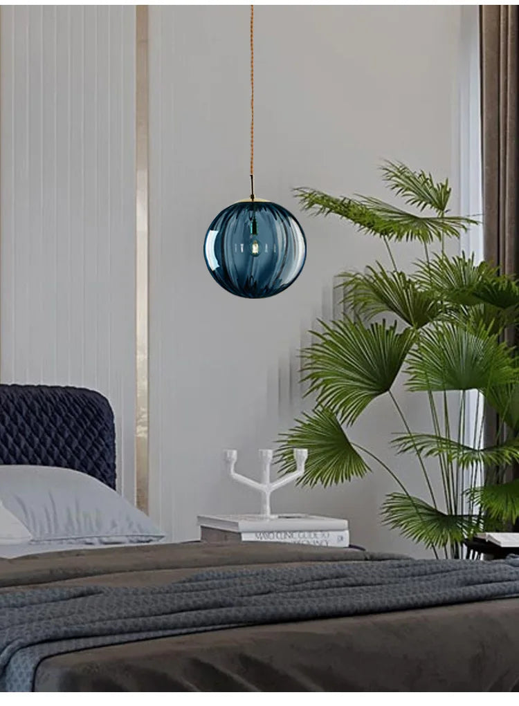 BowLift | Spherical Glass Pendant Light