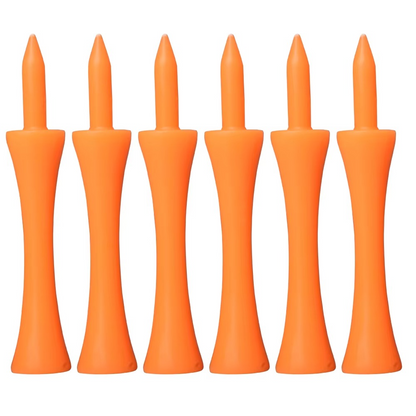 BowLift | 50 Pack Colorful Plastic Golf Tees with Step Down Graduated Height Control