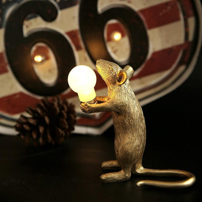 Table lamp with mouse motif