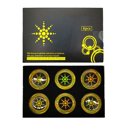 Sandsberg Block Radiation Protection Stickers for Mobile Phone (6 Pieces)