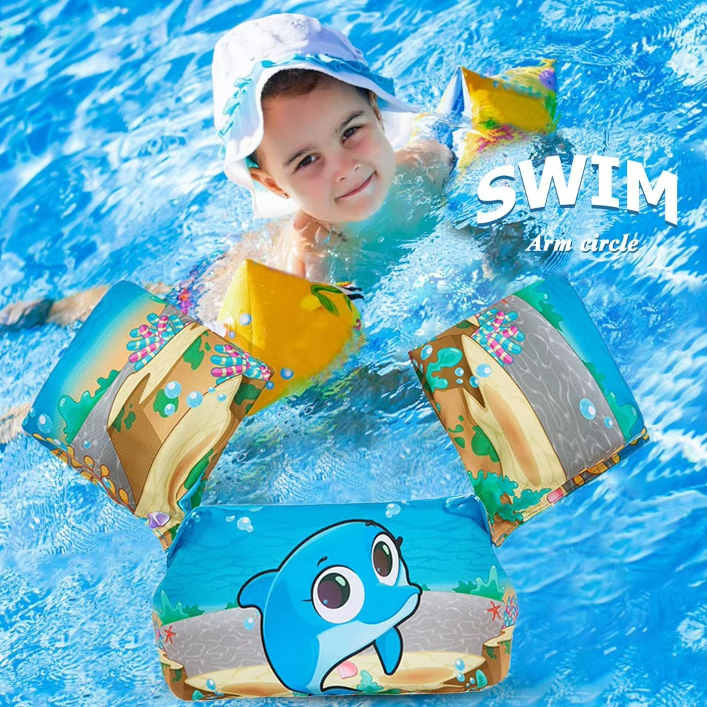 BowLift | Kids Swim Arm Float and Safety Vest with Buoyancy Support
