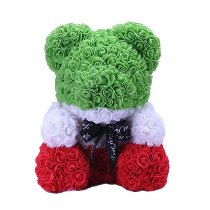 BowLift | Artificial Rose Flowers Teddy Bear
