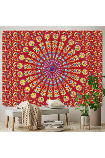 Trippy Mandala Wall Tapestry | Bowlift