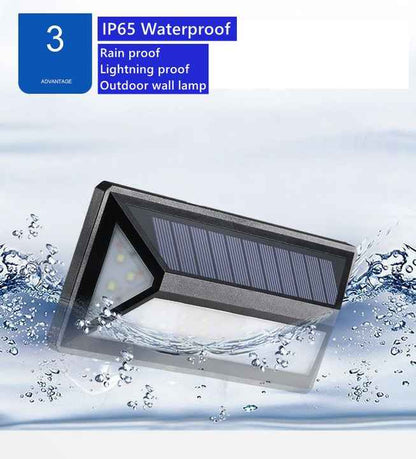 BowLift | Modern Solar LED Wall Light for Outdoors – Waterproof Facade Lighting with Motion Sensor