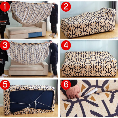 Modern non-slip colorful elastic sofa cover | Brehn