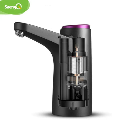 Skanto | saengQ Automatic Electric Water Dispenser - Household Gallon Drinking Water Pump Bottle Switcher, Intelligent Water Treatment Unit